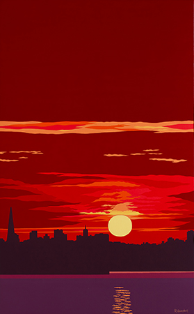 SpringSunsetSkyline